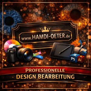 Optionale Design Bearbeitung für die Irisfotografie