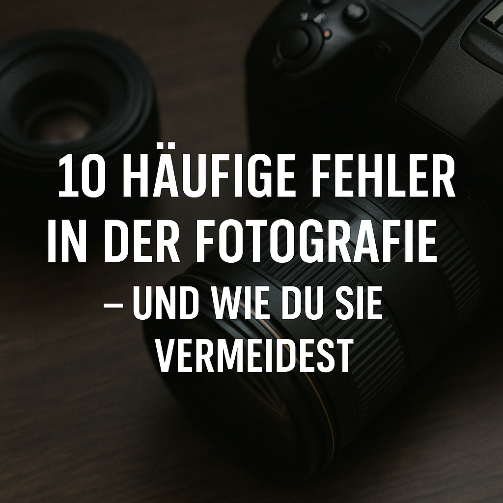 10 häufige Fehler in der Fotografie – und wie du sie vermeidest