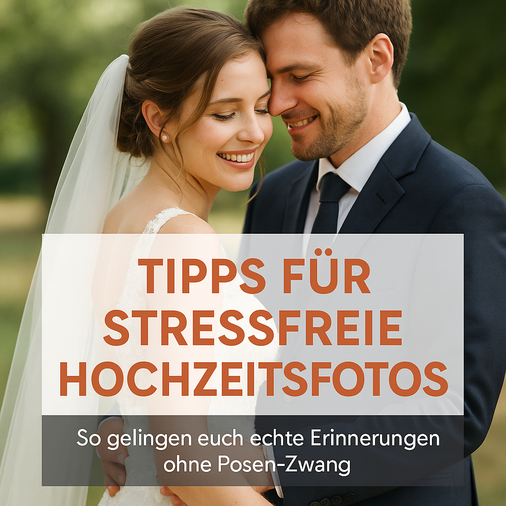 Tipps für stressfreie Hochzeitsfotos – So gelingen euch echte Erinnerungen ohne Posen-Zwang