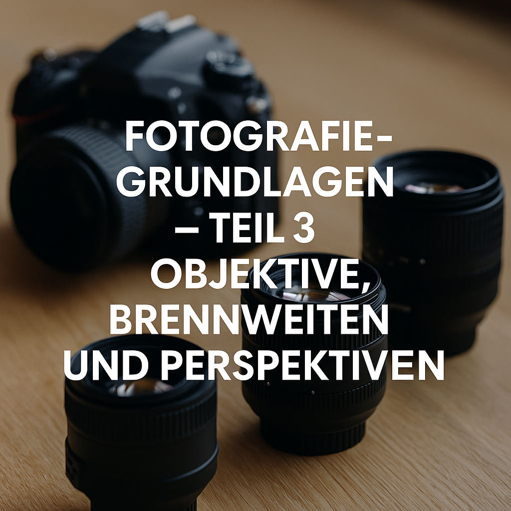 Fotografie-Grundlagen – Teil 3: Objektive, Brennweiten & Perspektiven – Wie dein Blick das Bild verändert