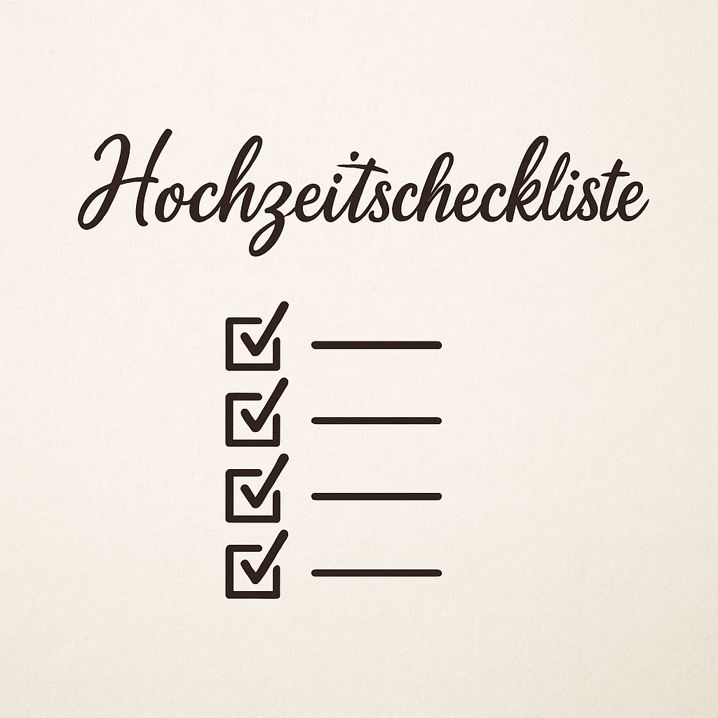 Die Hochzeits-Checkliste: Was ihr wirklich nicht vergessen solltet