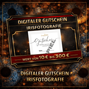 Digitaler Gutschein – Irisfotografie