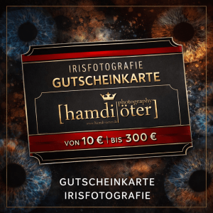 Gutscheinkarte Irisfotografie
