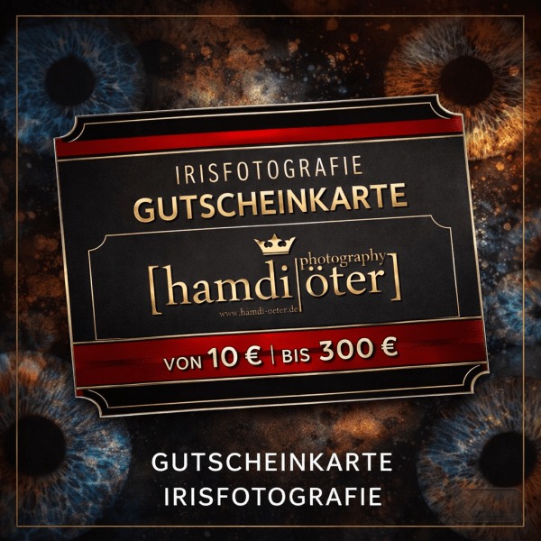 Gutscheinkarte Irisfotografie